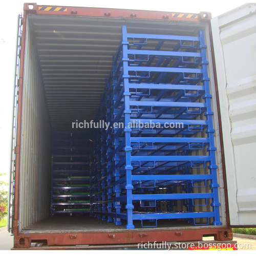 L3000mm Stacking Rack with 8upright posts & wheels suitable for long rugs or fabrics rolls